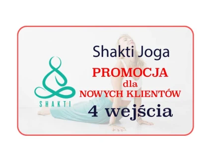 Karnet PROMOCYJNY dla NOWYCH KLIENTÓW 4 wejścia